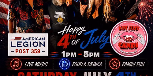 JULY 4TH CELEBRATION AT THE AMERICAN LEGION POST 359 WITH NJC