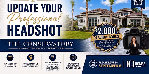 Realtor Tour + Complimentary Professional Headshots at The Conservatory
