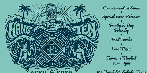 10-Year Anniversary at Barrow Brewing