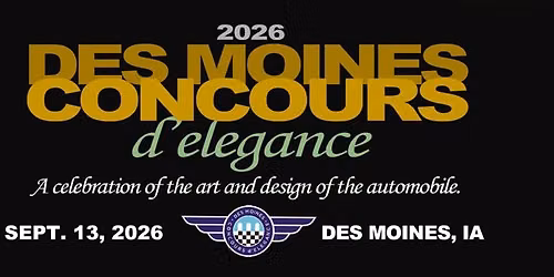 Des Moines Concours d\u2019Elegance