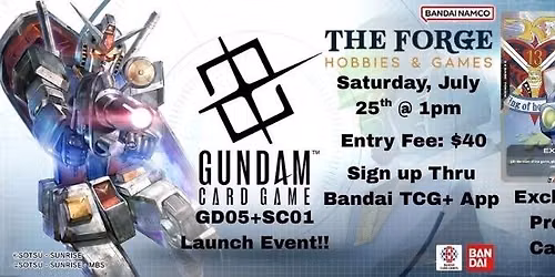 Gundam TCG GD05 & SC01 Launch Event!