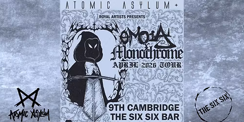 \u00d3moia & Monochrome LIVE @ The Six Six, Cambridge