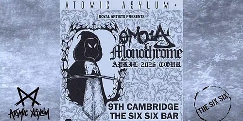 \u00d3moia & Monochrome LIVE @ The Six Six, Cambridge