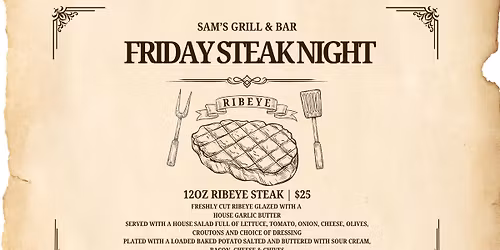 Friday Steak Special