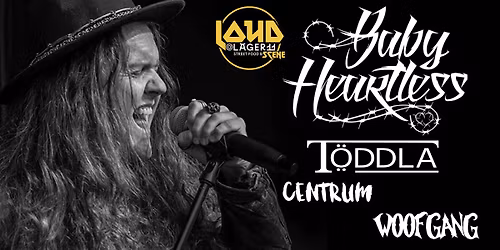 Konsert med Baby Heartless, T\u00f6ddla, Woofgang & Centrum