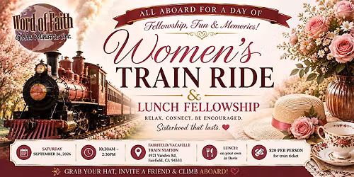 TNT Women's Train Ride & Lunch Fellowship