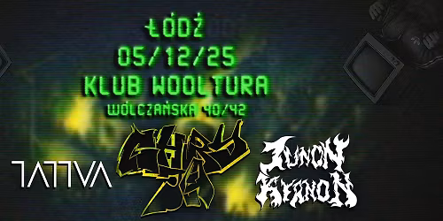 05.12.2025, \u0141\u00f3d\u017a, Wooltura, Kolor Zielony Tour: Chryja + Junon Kyanon + Tattva