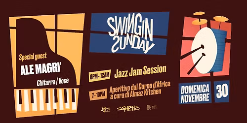 Swingin' Sunday | Jazz Jam & Aperitivo | Ale Magr\u00ec special guest