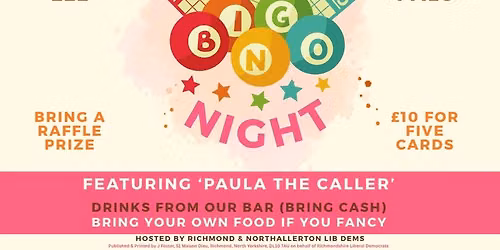 Bingo Night @ Great Smeaton