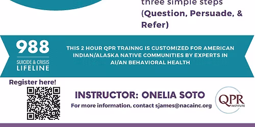 QPR (Question, Persuade, Refer) in Indigenous Communities