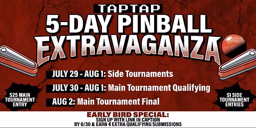 PINBALL EXTRAVAGANZA - IOWA CITY