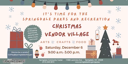 2025 Christmas Vendor Village