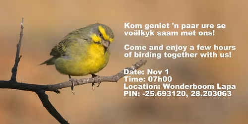 Birding\/Vo\u00eblkyk event