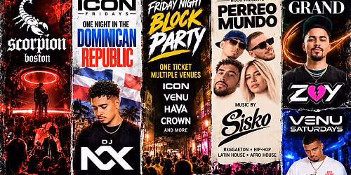BOSTON WEEKEND \ud83d\udd25 | 3 NIGHTS \u2022 5 VENUES \u2022 ONE CITY