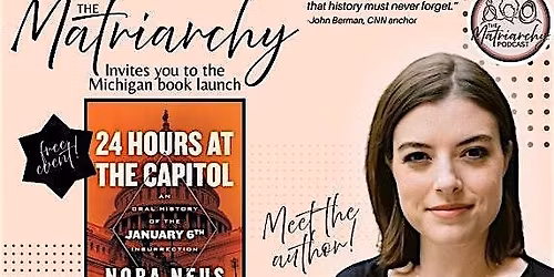 MI Book Launch of 24 Hours at the Capitol by Nora Neus