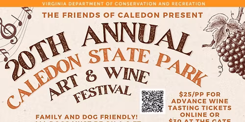 20th Annual Caledon State Park Art and Wine Festival