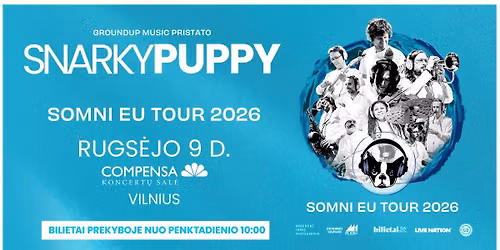 Snarky Puppy - Somni Eu Tour 2026 - Vilnius