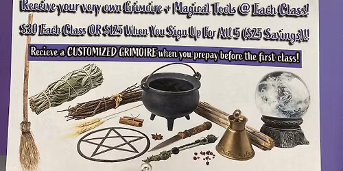 Five week witchcraft wisdom & wonder