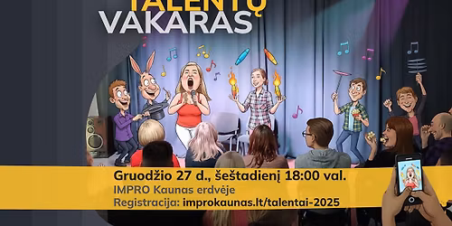 Kal\u0117dinis talent\u0173 \u0161ou \u201ePadovanok savo pasirodym\u0105\u201c