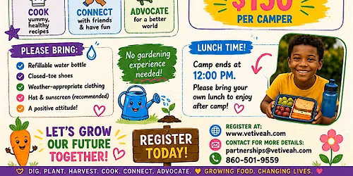 Food Justice Gardening Summer Camp