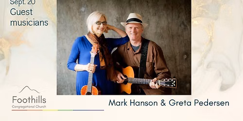 Guest musicians Mark Hanson & Greta Pedersen