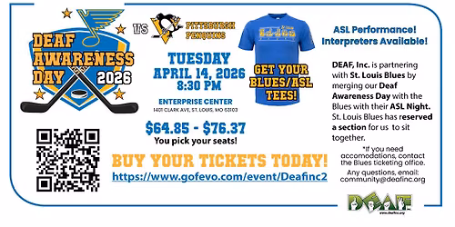 Deaf Awareness Day with the Blues