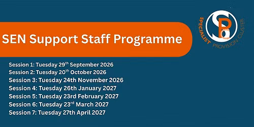 SEN Support Staff Programme - 7 Session Programme