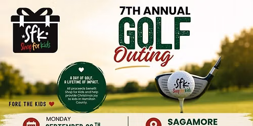 7th Annual Shop For Kids Golf Outing 