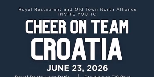 Cheer on Team Croatia at Royal Restaurant