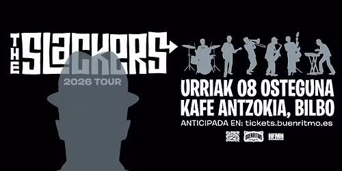 The Slackers (08\/10\/2026) BILBO @ Kafe Antzokia