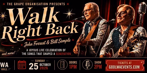 Walk Right Back - Walk Right Back - Songs of Everly Bros, Buddy Holly and more