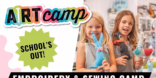 School Fall Holiday - 1 Day Embroidery & Sewing Camp at AR Workshop