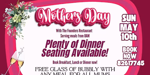 Mothers Day With The Founders Restaurant \ud83d\udc95