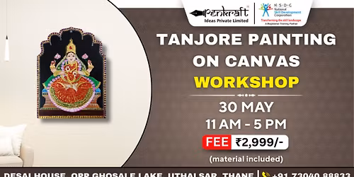 Penkraft Tanjore Painting on Canvas Workshop