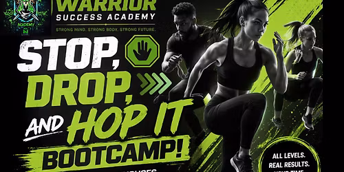 Stop, Drop, and Hop It Bootcamp 