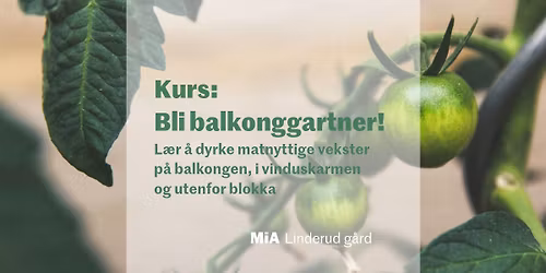 Bli balkonggartner - dyrkekurs for nybegynnere 