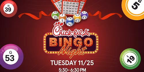 BINGO NIGHT! open to all ages