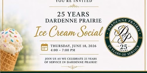 25th Anniversary Commemoration and Ice Cream Social