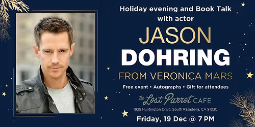 Holiday Evening & Book Talk with Jason Dohring