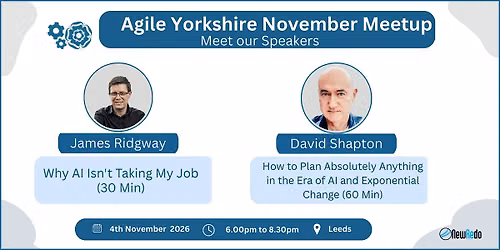 Agile Yorkshire Meetup  04  November  2026