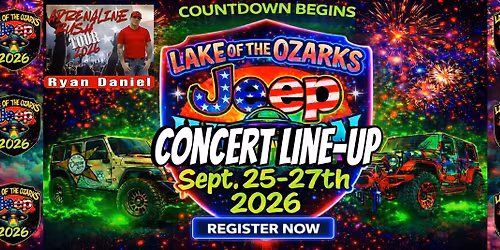 Lake of the Ozarks Jeep  2026 Concert Line-Up