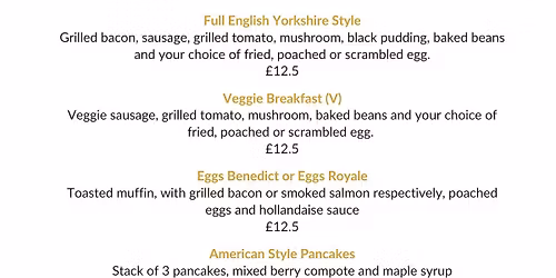 New Years Day Brunch