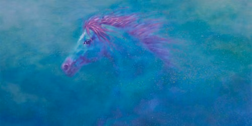 Fire Horse \u2013 The Decisive Moment, Blue Horse Series Exhibition - Ma Dongmin