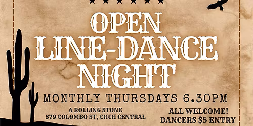 Open Social Line-Dance Night at A Rolling Stone