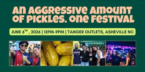 Asheville Pickle Festival in Asheville, NC. 