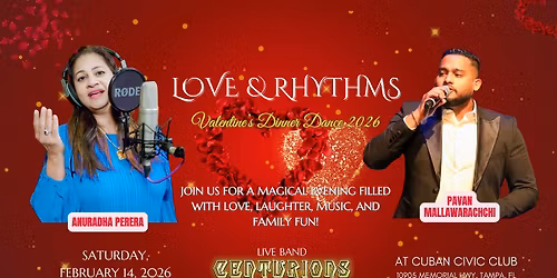 LOVE & RHYTHMS \u2013 Valentine\u2019s Dinner Dance 2026 \ud83d\udc83\u2764\ufe0f\ud83c\udfb6