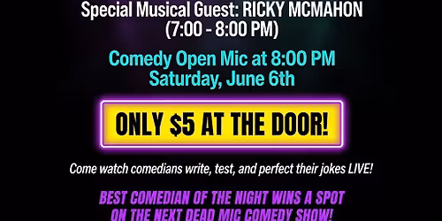 Comedy open mic - Dead Mic auditions 