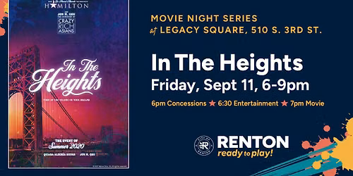 Movie Night at Legacy Square - In The Heights