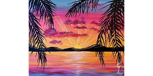 Bright Tropical Summer Escape - Paint and Sip in Denver | Classpop!\u2122