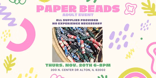 Paper Beads- Adults